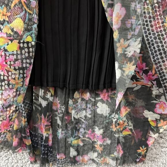 Lapis‎ Women's Small Sleeveless Maxi Dress Sheer Lined Floral Stretchy Comfort - Picture 7 of 10